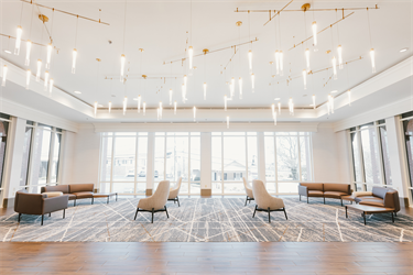 Pre-function area looking toward side